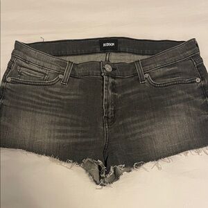 Hudson Jeans Women's Charcoal Denim Shorts